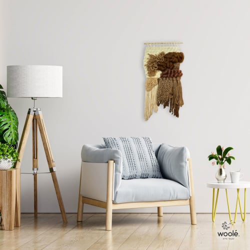 Autumn afternoon | Tapestry in Wall Hangings by Woolé