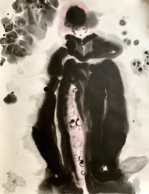 Lola | Watercolor Painting in Paintings by Bridget Davies Art