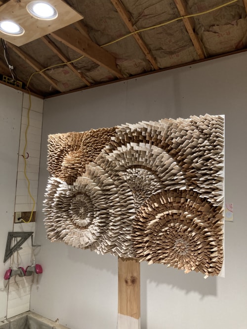 "Hilton 2.0 Project" 3D Wood Wall Art | Wall Sculpture in Wall Hangings by Gabriel Gaffney Smith