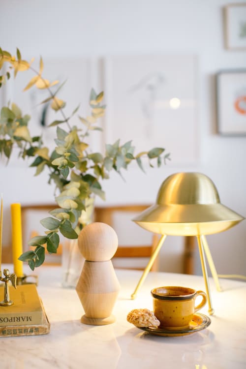 Spacy Brass Table Lamp | Lamps by Studiotimtim