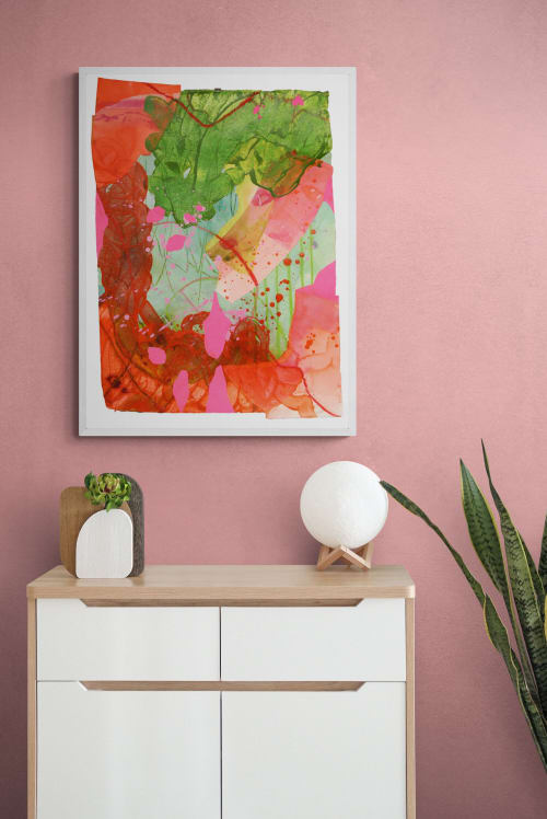 When in Rome, Wear Pink | Paintings by Mel Rea7