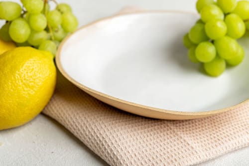Pottery Dinnerware Salad Plate Set | Dinnerware by ShellyClayspot