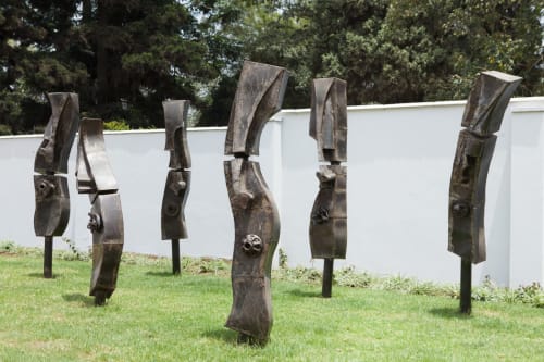 Gate Keepers | Public Sculptures by Maggie Otieno | Garden City Mall in Nairobi