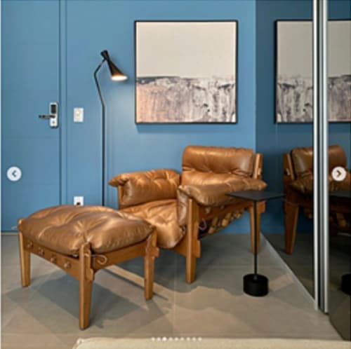 RETICENCE 2, SEPIA Fine Art Print in Client's Home in Brazil | Prints by Julia Di Sano