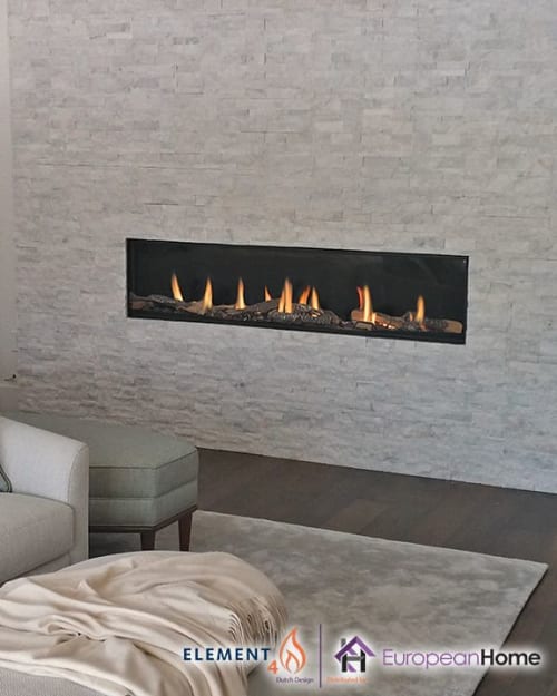 Modore 185 Single-Sided Gas Fireplace | Interior Design by European Home