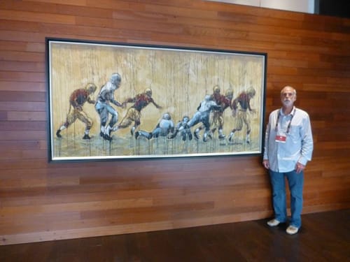 NFL Football San Francisco 49er’s Owner’s Suite Levi Stadium for sports | Paintings by An Artist Life | 4900 Marie P DeBartolo Way in Santa Clara