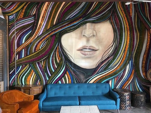 Cali Girl | Murals by Jason Eatherly | Headspace Salon and Coop in Austin