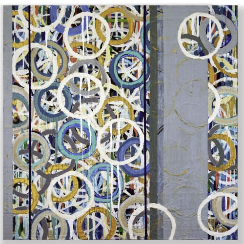 Circuitous Grid | Paintings by Kari Souders | Morgan Lewis & Bockius LLP in Princeton