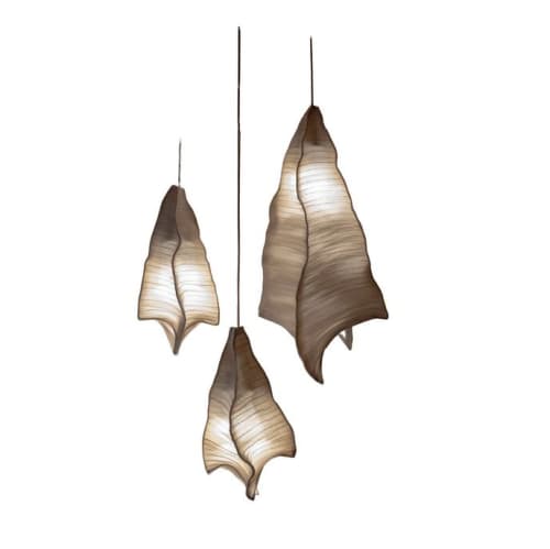 Modern Fabric Pendant Light Phantasma from Studio Mirei | Pendants by Costantini Designñ