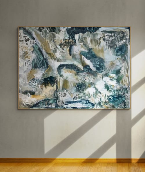 "washout" (sold) | Mixed Media in Paintings by VISCERAL HOME STUDIO