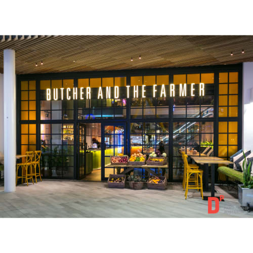 Butcher and the Farmer The O2, Restaurants, Interior Design