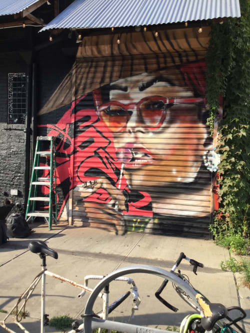 Dragon and the Lady | Murals by Carl J Gabriel | Bia in Brooklyn
