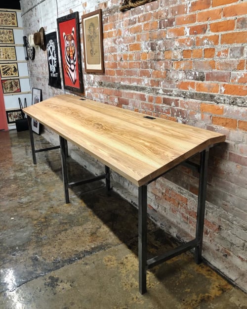 Drawing Table | Tables by Iron and Oak Domestics | Electric Park Tattoo in Detroit