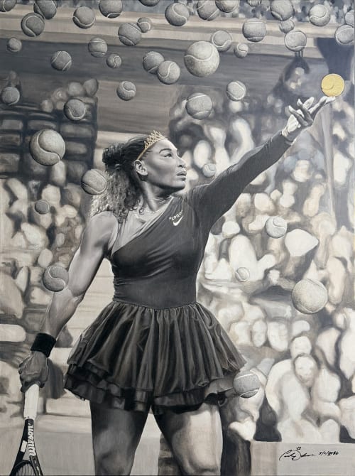 Serving Gold | Drawing in Paintings by Bringing Life To Art LLC (B.A.T.L. LLC)