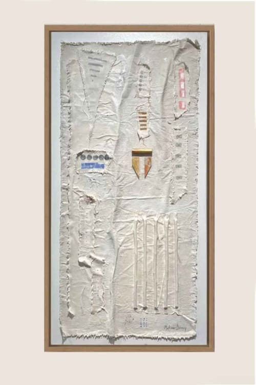 Totem T3015 C | Mixed Media in Paintings by Michael Denny Art, LLC