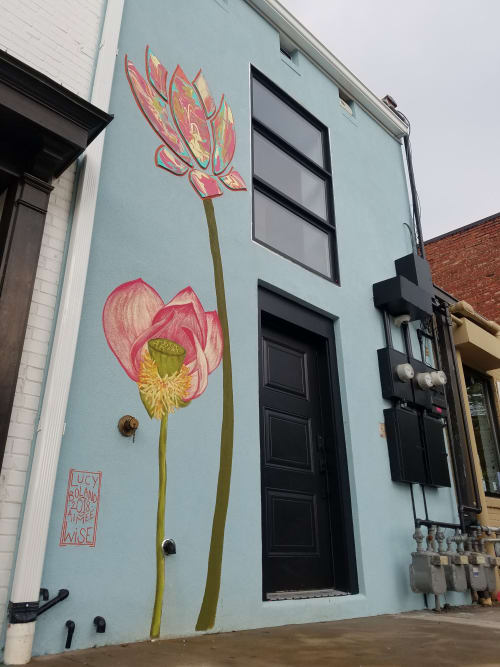 Lotus Mural | Street Murals by Aimee Wise