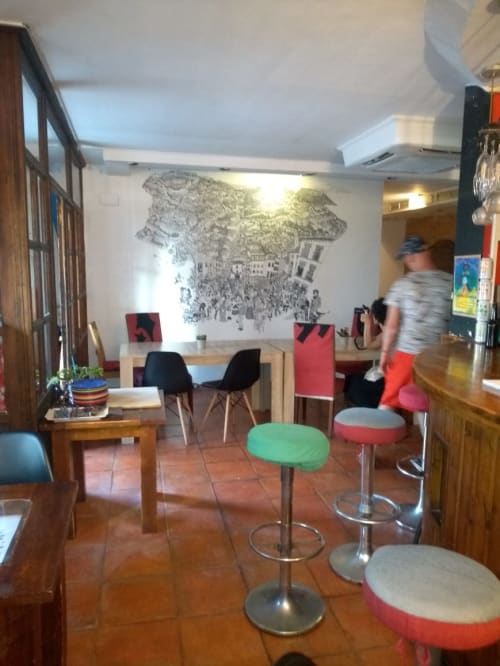 El Albayzin y su Gente | Murals by MarkerStart | Restaurante Páprika in Granada