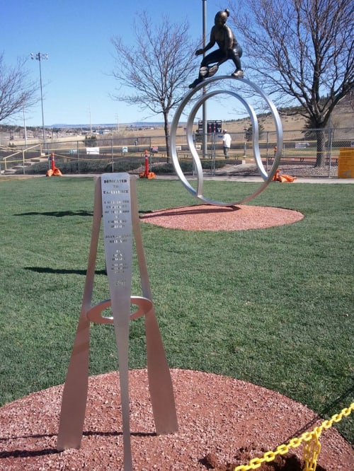 Dedicated to Excellence by Denny Haskew, NSG | Public Sculptures by JK Designs and the National Sculptors' Guild | University of Colorado Colorado Springs in Colorado Springs
