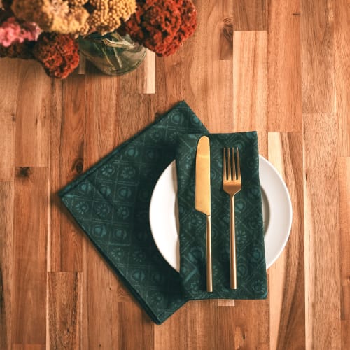 Cloth Napkins | Mehandi Set of 4 | Linens & Bedding by ichcha