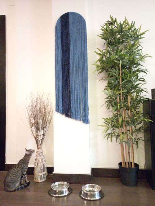 Macrame Wall Art, Fiber Art, Boho Wall Hanging,Moder | Tapestry in Wall Hangings by Magdyss Boutique