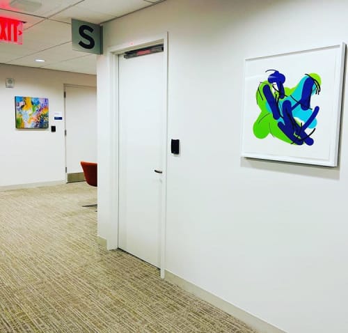 Lime Dream | Paintings by dribnet | Memorial Sloan Kettering Cancer Center in New York