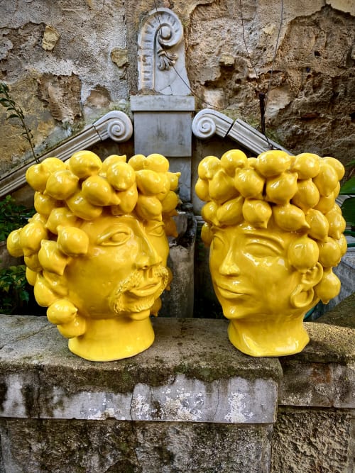 Queen and King Piana of Lemon | Vase in Vases & Vessels by Patrizia Italiano