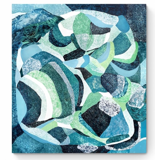Underwater world | Oil And Acrylic Painting in Paintings by Cristina Dalla Valentina