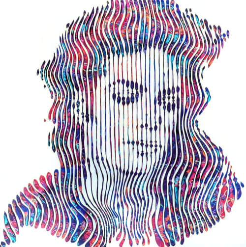 HEAL THE WORLD MICHAEL JACKSON | Oil And Acrylic Painting in Paintings by Virginie SCHROEDER | San Francisco in San Francisco