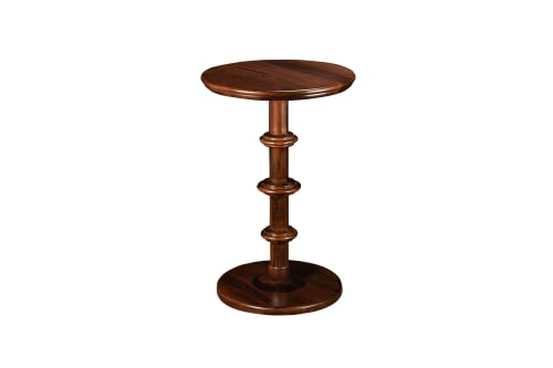 Custom Turned Side Table | Tables by Costantini Design