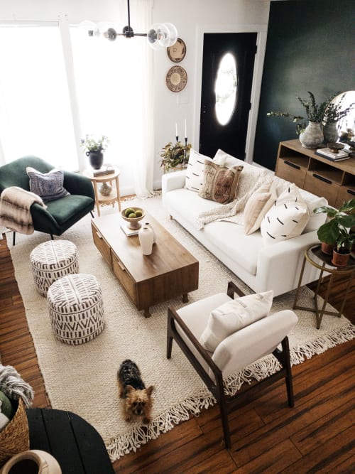 Couches & Sofas | Couches & Sofas by Interior Define | Style it Pretty Home’s House in Mount Holly