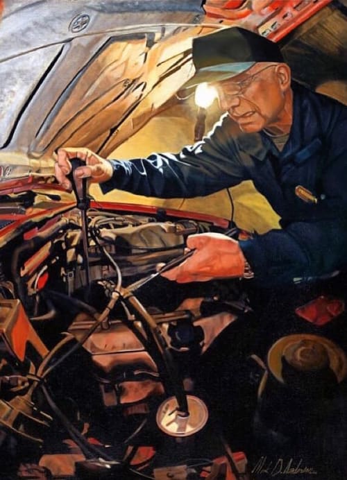 “Under The Hood” | Paintings by Mark Anderson