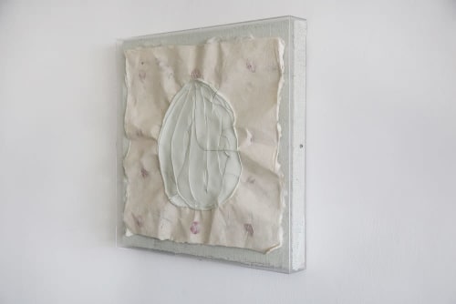 Menta Collage I | Mixed Media by Kim Fonder