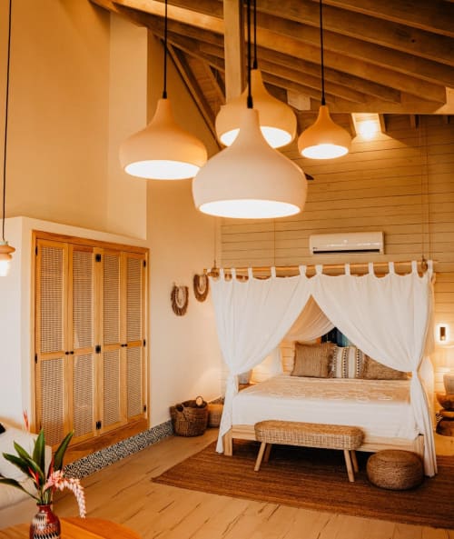 Morning Bell 20" | Sculptural Ceramic Pendant Light | Pendants by Naaya Studio | Tranquilseas Resort in Sandy Bay