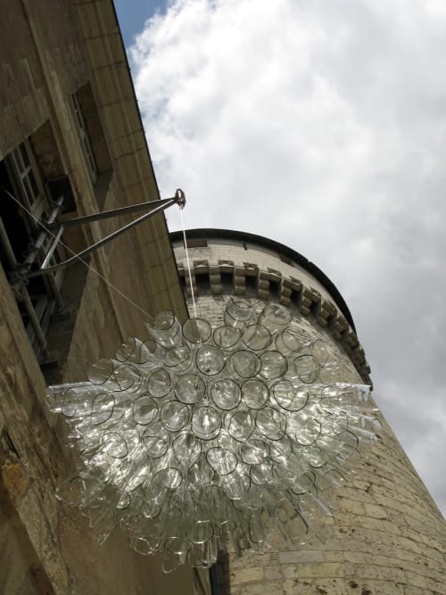 Temporary installation | Public Sculptures by Eric Sauvé | Tours - Cathédrale Métropolitaine de Saint-Gatien in Tours