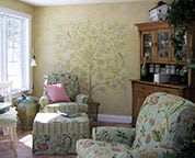 Mural in a sun room | Murals by Anne Giancola