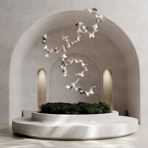 Dune 16 Spiral | Chandeliers by MOSS Objects