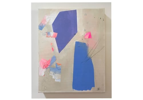 View from the Balcony | Oil And Acrylic Painting in Paintings by Nicole Simms
