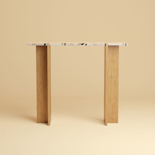 Marble and Oak Console Table - MAHA by Lebanto | Tables by Lebanto