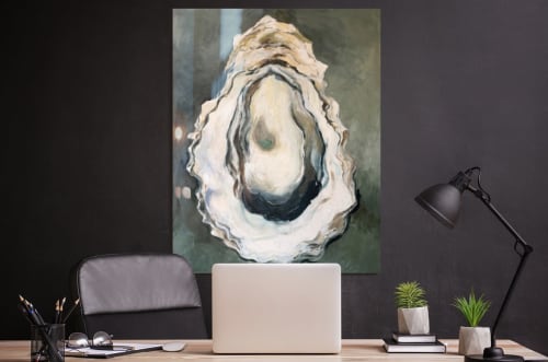 Oyster Shell Study | Paintings by Sarah Butcher Art