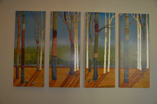 Legacy Mount Hood Medical Office Building | Paintings by Open Eye Art | Legacy Mount Hood Medical Center in Gresham