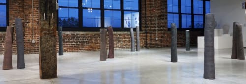 Perceptual Boundaries Installation | Sculptures by Elaine Buss | Belger Crane Yard Studios in Kansas City