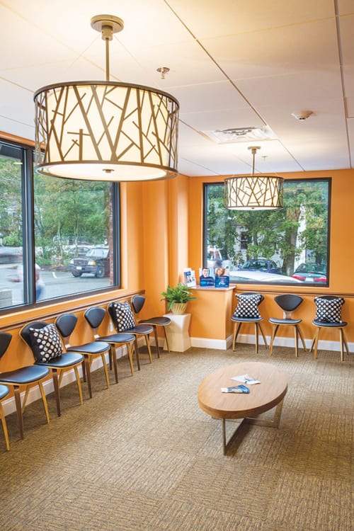 Woods Drum Pendant | Pendants by ILEX Architectural Lighting | ARCH Orthodontics in Westwood