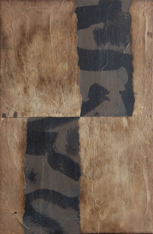 Dark Water Riverbed | Paintings by PUGMATIK