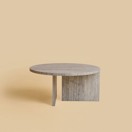 Grey Marble Coffee Table - HASHI by Lebanto | Tables by Lebanto