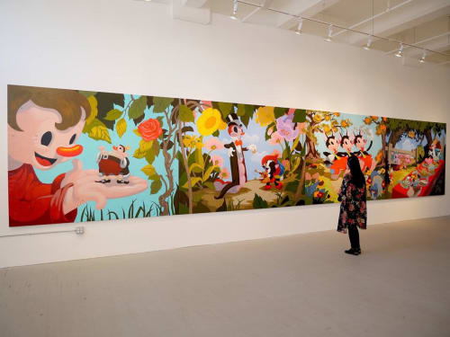 We Were All To Be Kings wall-size painting | Oil And Acrylic Painting in Paintings by Victor Castillo