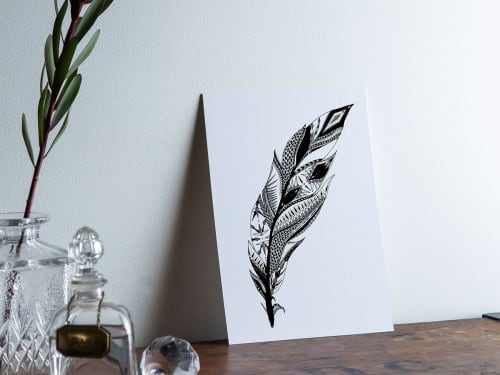 Feather | Prints by Chrysa Koukoura
