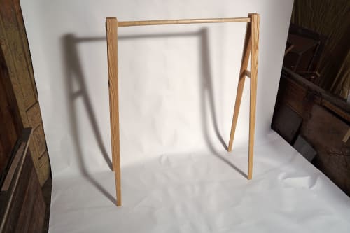 Moineau Clothing Rack in Ash | Wardrobe in Storage by Geoff McKonly Furniture