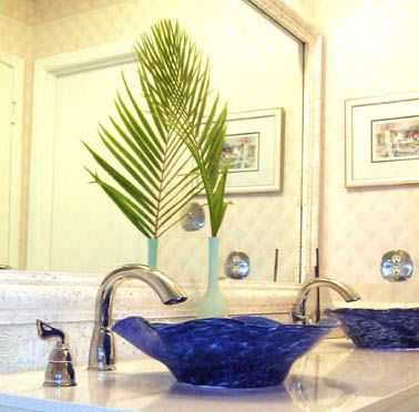 "Healing Waters~ Custom Glass Sink | Water Fixtures by White Elk's Visions in Glass - Marty White Elk Holmes