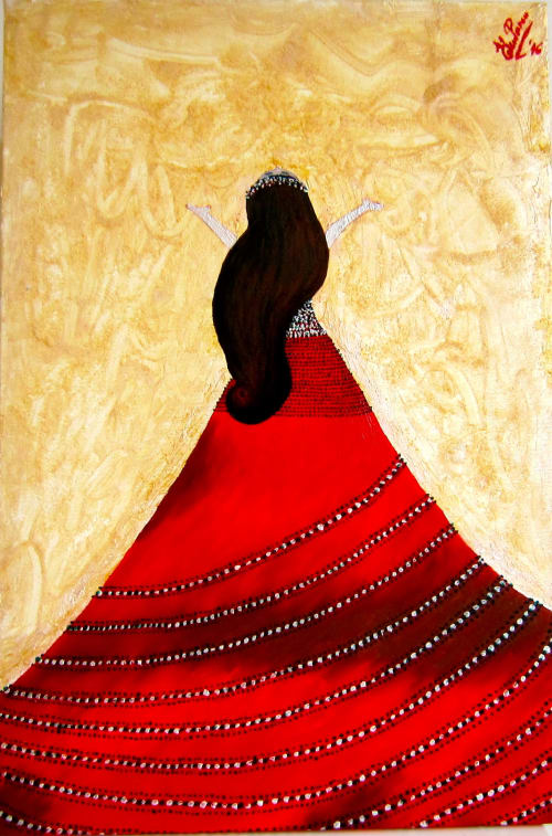 Grateful for red | Paintings by Elena Parau