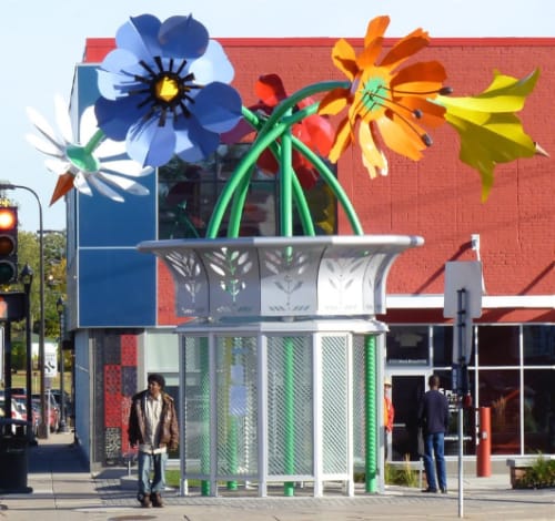 Blossoms of Hope | Public Sculptures by Marjorie Pitz